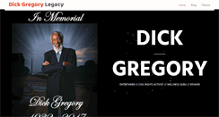Desktop Screenshot of dickgregory.com