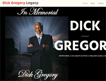 Tablet Screenshot of dickgregory.com
